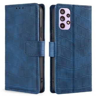 Capa Flip Para Samsung Galaxy A33 5G Crocodilo