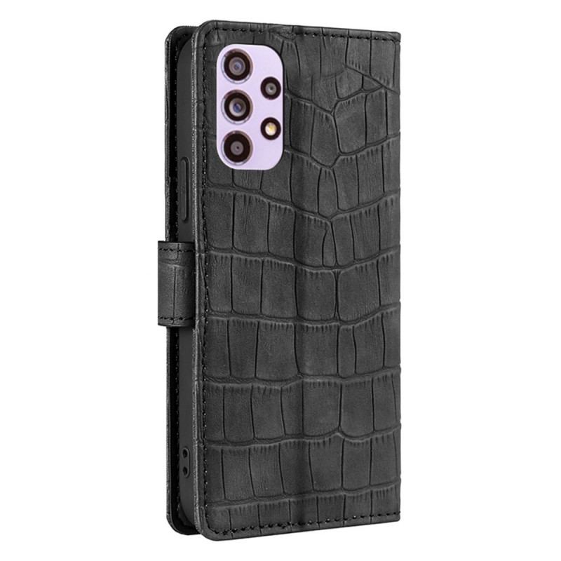 Capa Flip Para Samsung Galaxy A33 5G Crocodilo