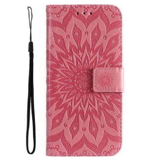 Capa Flip Para Samsung Galaxy A33 5G Flor Do Sol