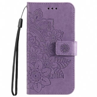 Capa Flip Para Samsung Galaxy A33 5G Flor Mandala