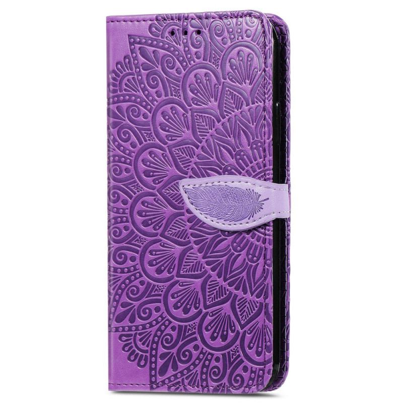 Capa Flip Para Samsung Galaxy A33 5G Folhas Tribais