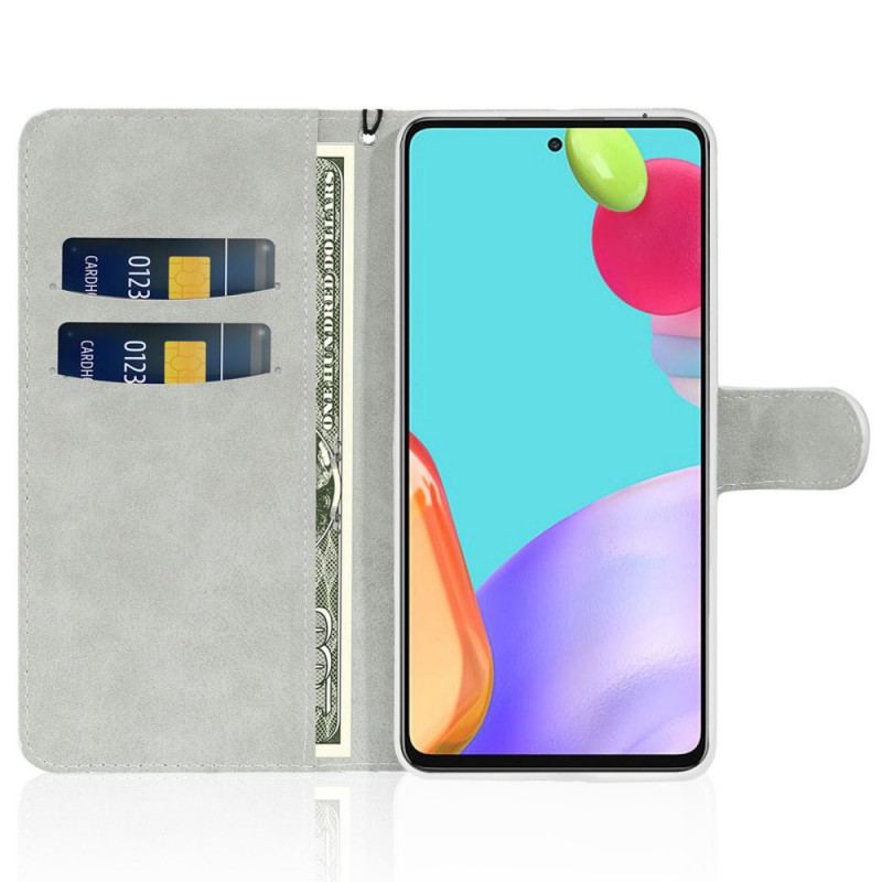 Capa Flip Para Samsung Galaxy A33 5G Lantejoulas Design S