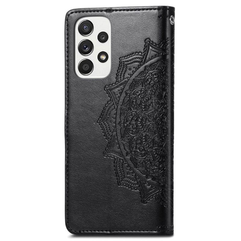 Capa Flip Para Samsung Galaxy A33 5G Mandala Idade Média