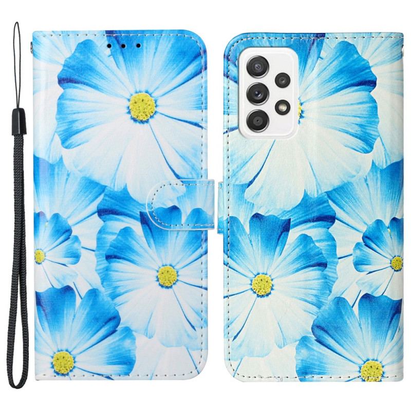 Capa Flip Para Samsung Galaxy A33 5G O Estilo Floral