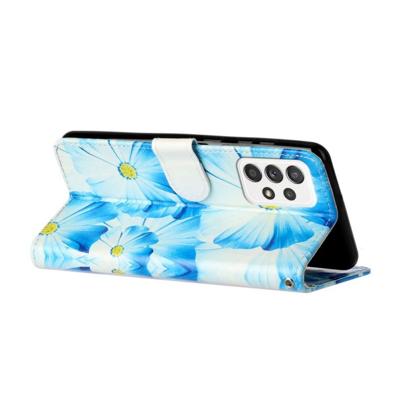 Capa Flip Para Samsung Galaxy A33 5G O Estilo Floral