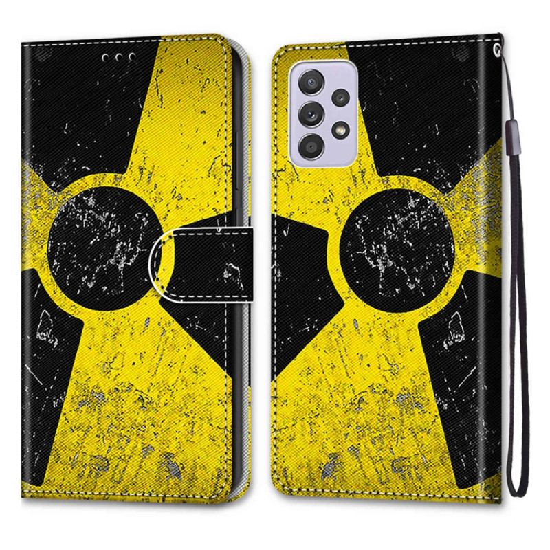 Capa Flip Para Samsung Galaxy A33 5G Perigo