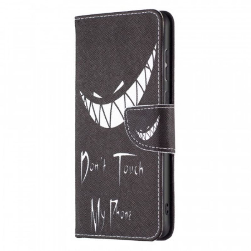 Capa Flip Para Samsung Galaxy A33 5G Telefone Do Diabo