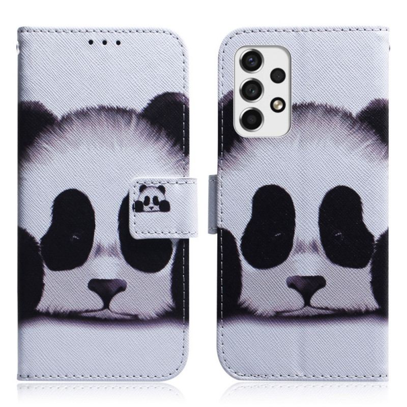 Capa Folio Para Samsung Galaxy A33 5G Cara De Panda