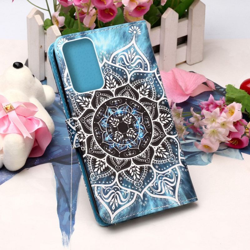 Capa Folio Para Samsung Galaxy A33 5G Mandala No Céu