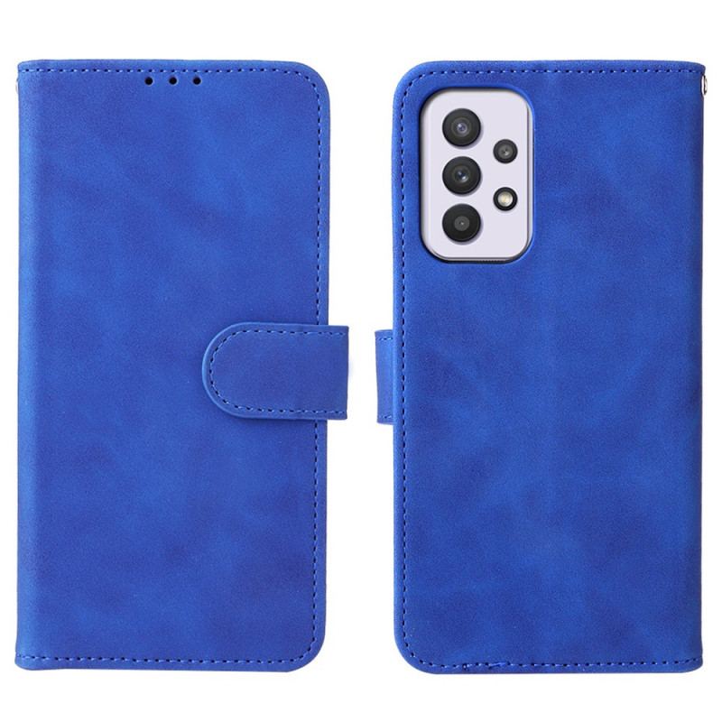 Capa Folio Para Samsung Galaxy A33 5G Toque De Pele