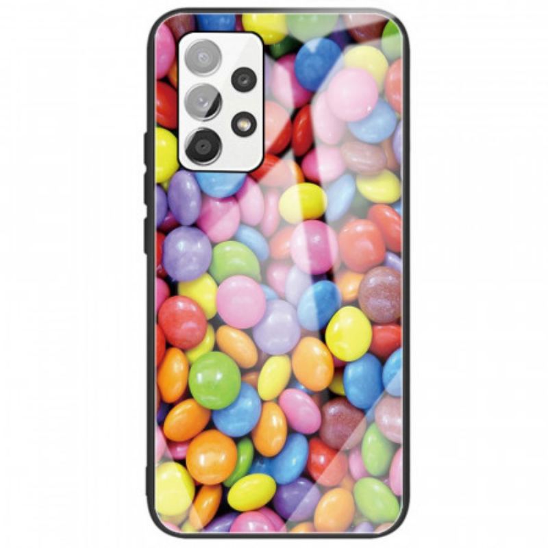 Capa Para Samsung Galaxy A33 5G Bombons De Vidro Temperado