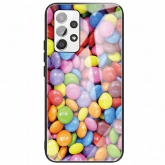 Capa Para Samsung Galaxy A33 5G Bombons De Vidro Temperado