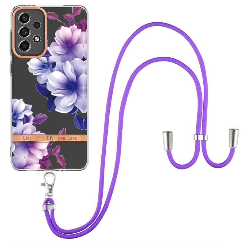 Capa Para Samsung Galaxy A33 5G De celular Cordão Floral