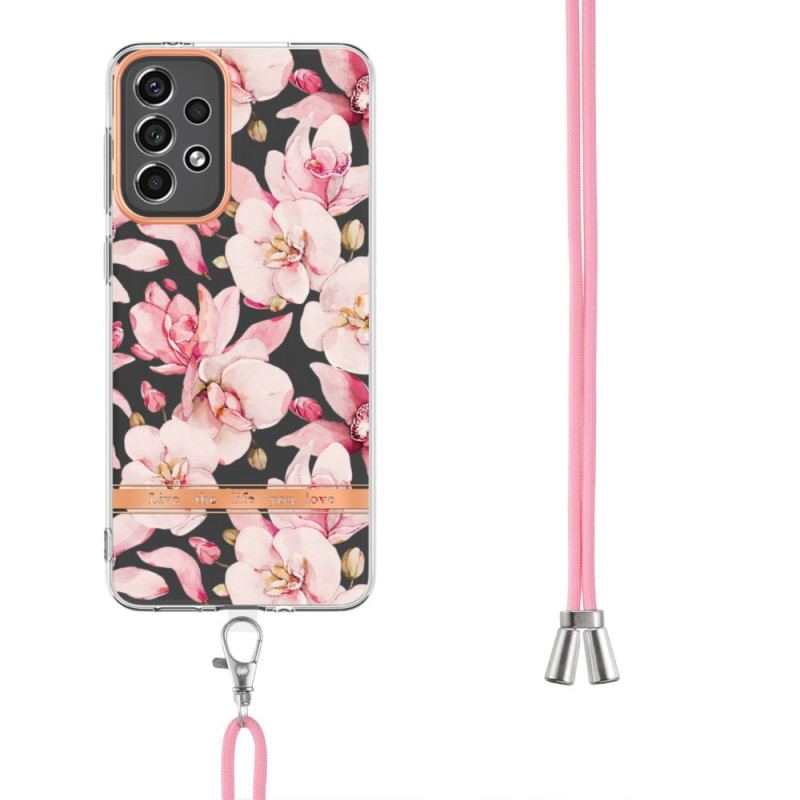 Capa Para Samsung Galaxy A33 5G De celular Cordão Floral