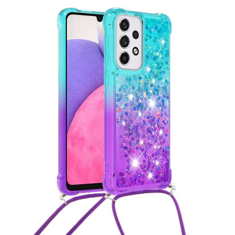 Capa Para Samsung Galaxy A33 5G De celular Cordão De Silicone Brilhante