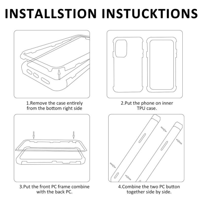 Capa Para Samsung Galaxy A33 5G Com Protetor De Tela