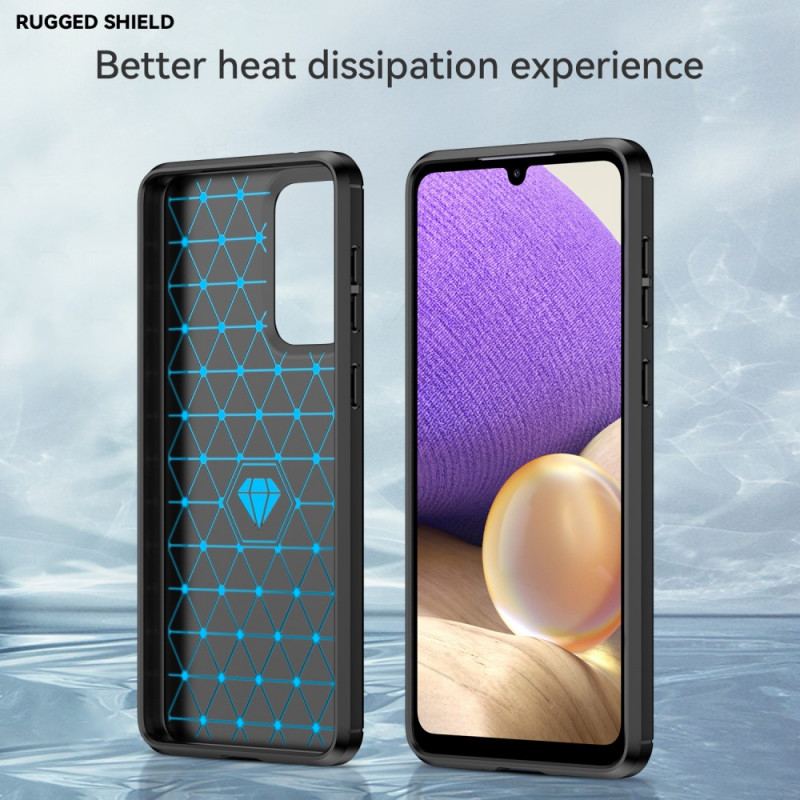 Capa Para Samsung Galaxy A33 5G Fibra De Carbono Escovada