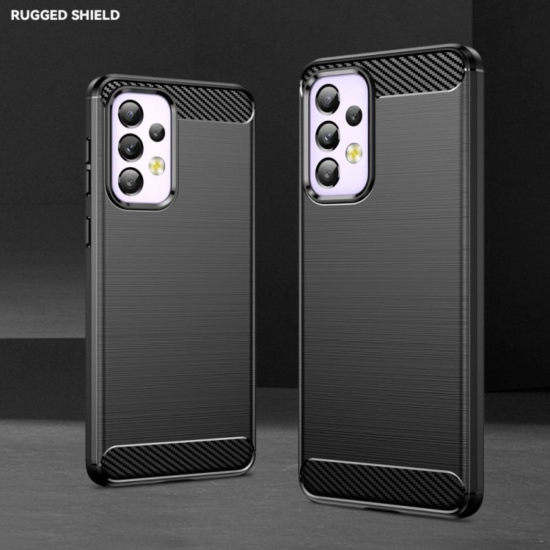 Capa Para Samsung Galaxy A33 5G Fibra De Carbono Escovada