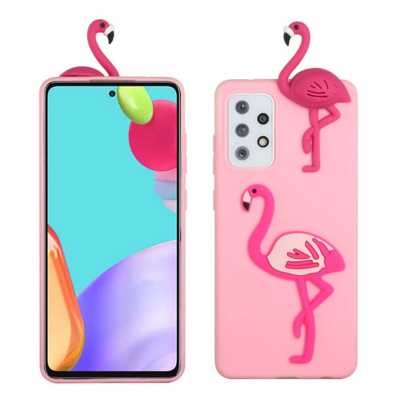 Capa Para Samsung Galaxy A33 5G Flamingo 3d