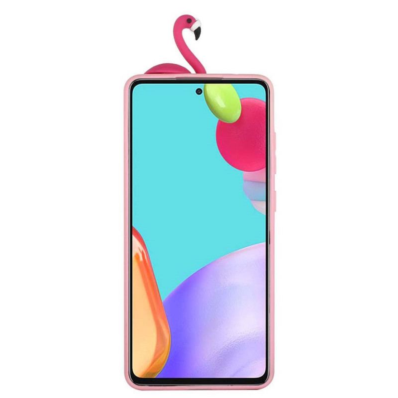 Capa Para Samsung Galaxy A33 5G Flamingo 3d