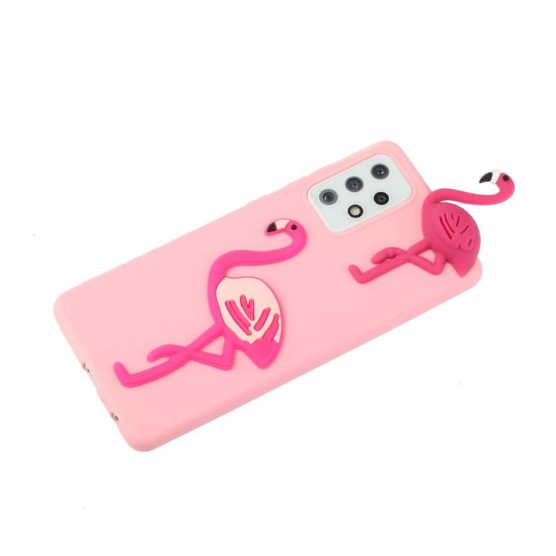 Capa Para Samsung Galaxy A33 5G Flamingo 3d