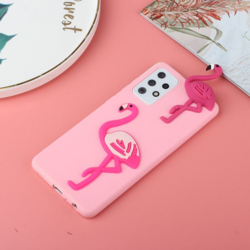 Capa Para Samsung Galaxy A33 5G Flamingo 3d