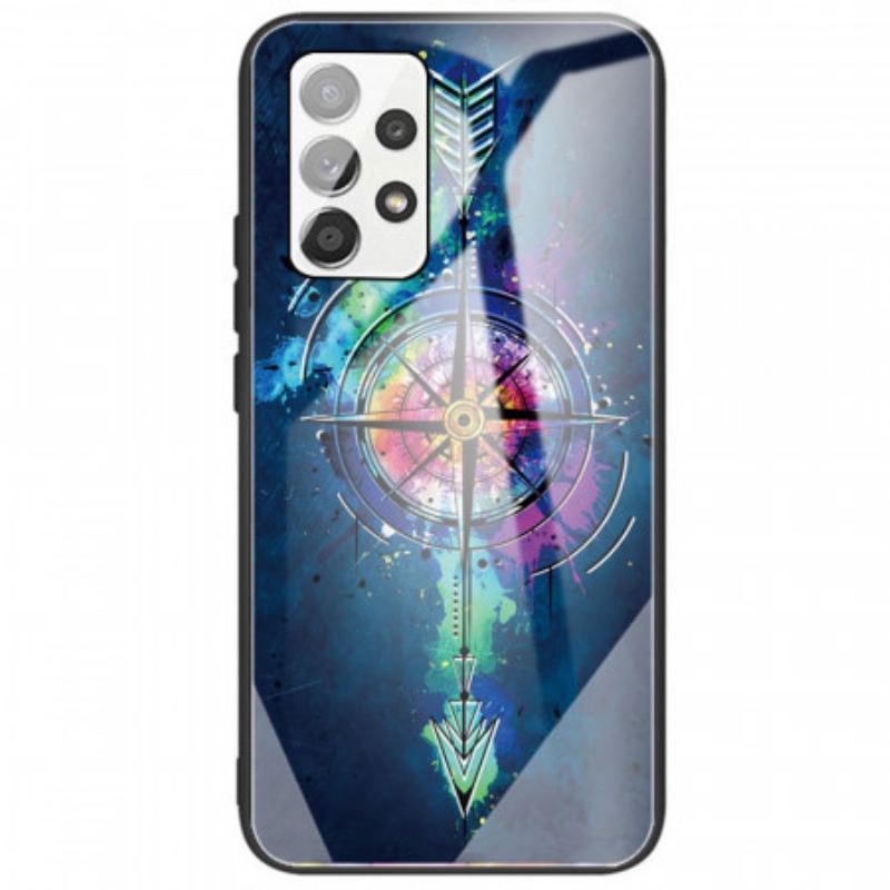 Capa Para Samsung Galaxy A33 5G Flecha De Vidro Temperado