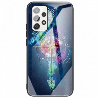 Capa Para Samsung Galaxy A33 5G Flecha De Vidro Temperado