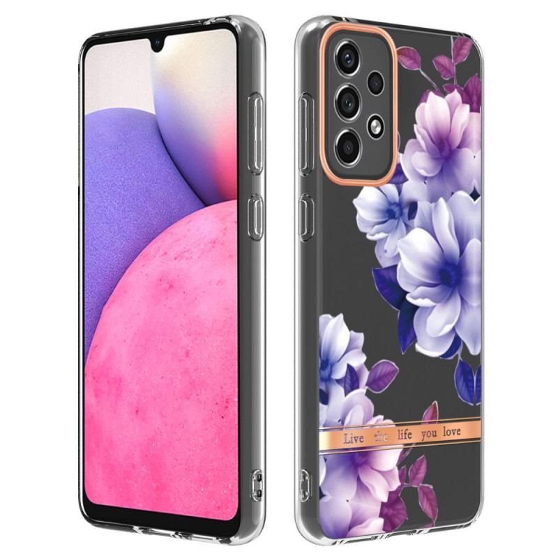 Capa Para Samsung Galaxy A33 5G Floral Sem Costura