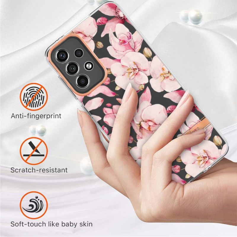 Capa Para Samsung Galaxy A33 5G Floral Sem Costura