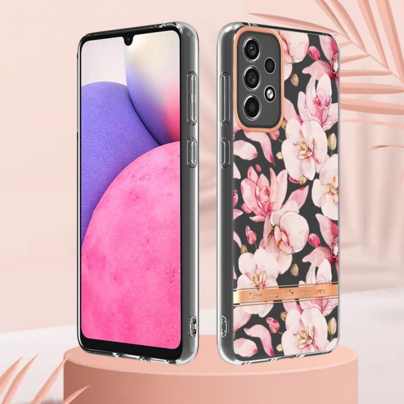 Capa Para Samsung Galaxy A33 5G Floral Sem Costura