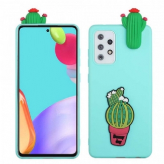 Capa Para Samsung Galaxy A33 5G Loucura De Cacto 3d