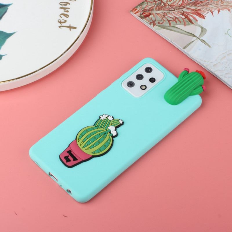 Capa Para Samsung Galaxy A33 5G Loucura De Cacto 3d