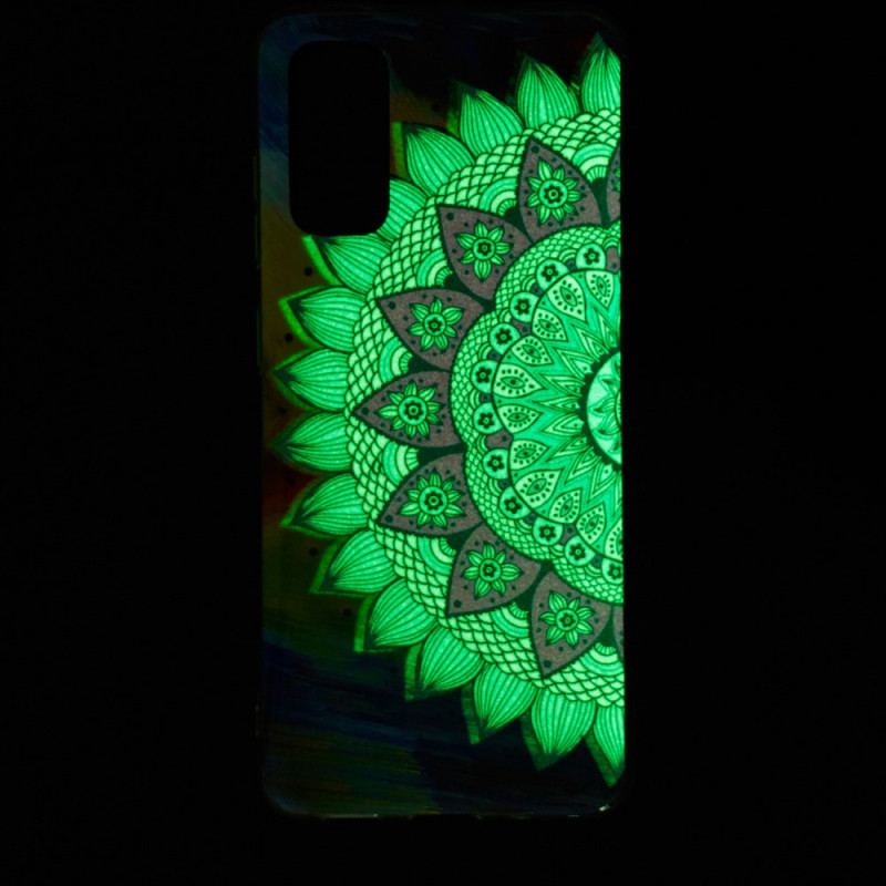 Capa Para Samsung Galaxy A33 5G Mandala Colorida Fluorescente