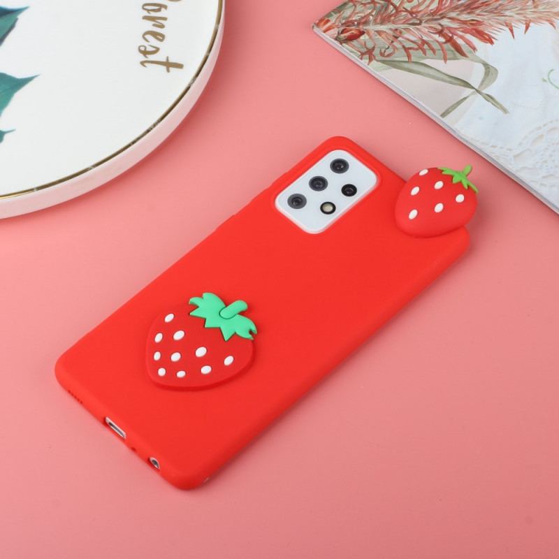 Capa Para Samsung Galaxy A33 5G O Morango 3d