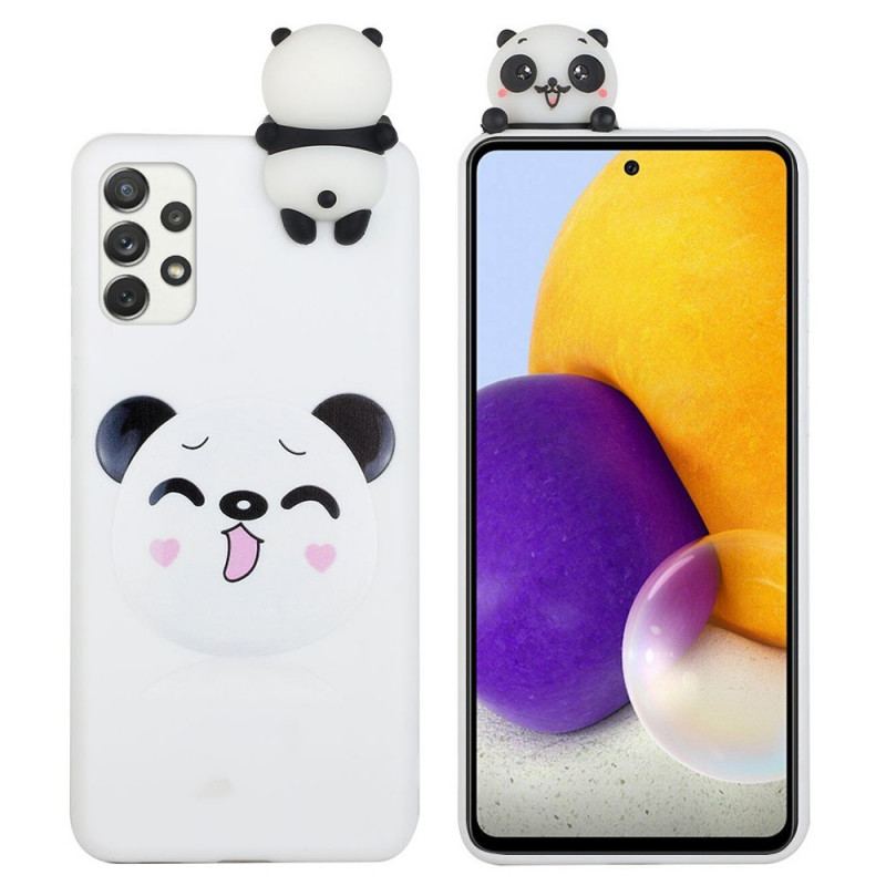 Capa Para Samsung Galaxy A33 5G Panda Divertido 3d