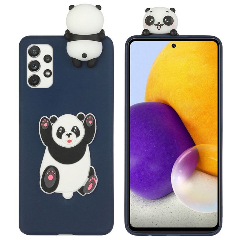 Capa Para Samsung Galaxy A33 5G Panda Gordo 3d