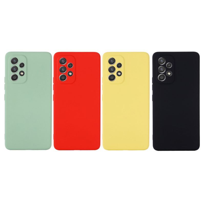 Capa Para Samsung Galaxy A33 5G Silicone Líquido Com Cordão