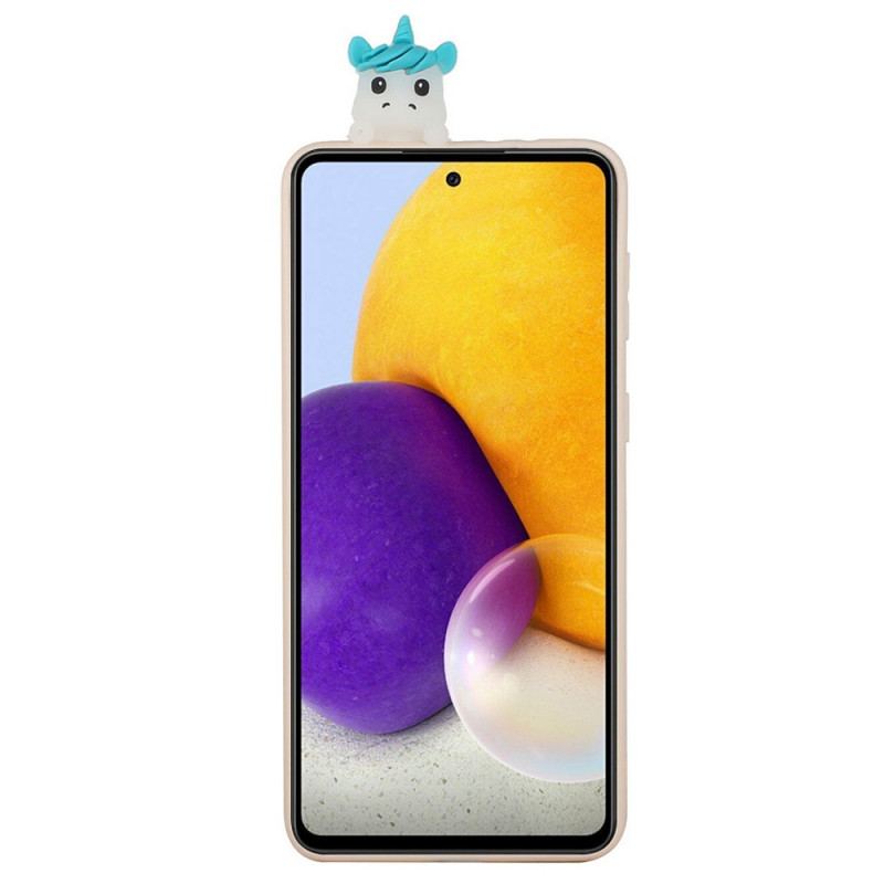 Capa Para Samsung Galaxy A33 5G Unicórnio Divertido 3d