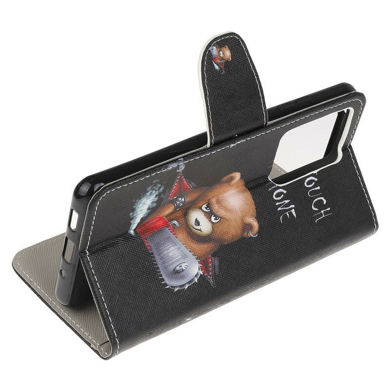 Capa Flip Para Samsung Galaxy S20 Ultra Urso Perigoso