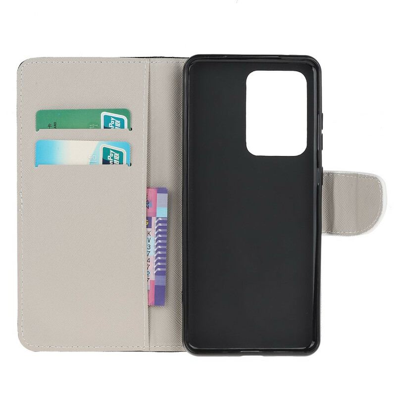 Capa Flip Para Samsung Galaxy S20 Ultra Urso Perigoso