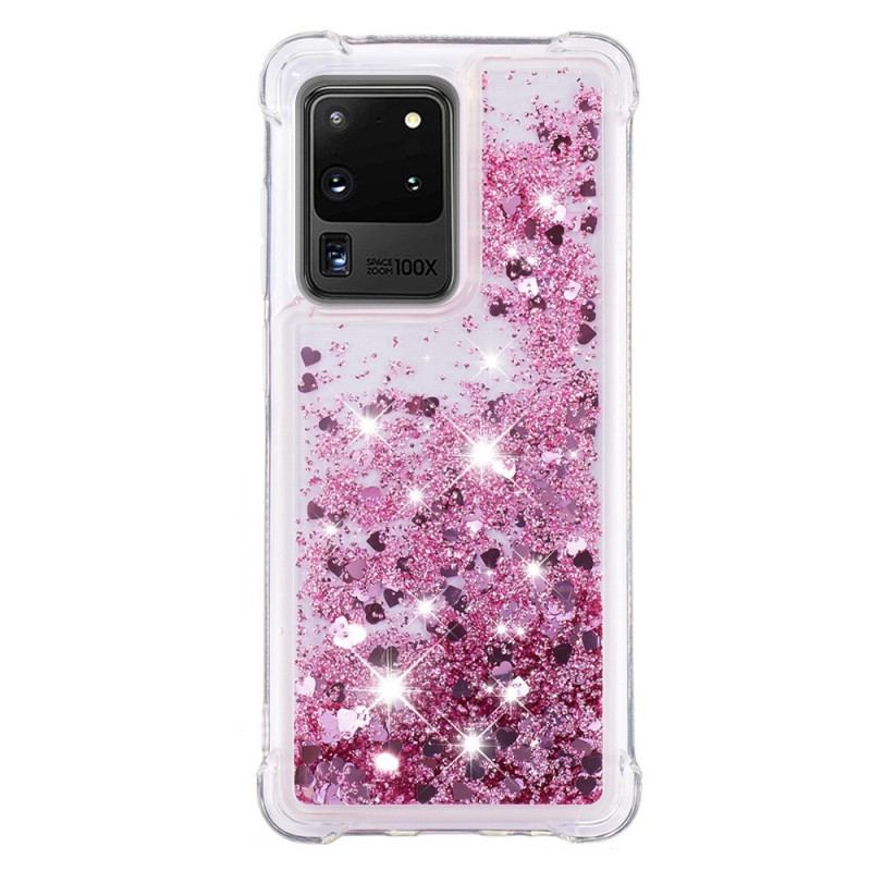 Capa Para Samsung Galaxy S20 Ultra Desejos Lantejoulas