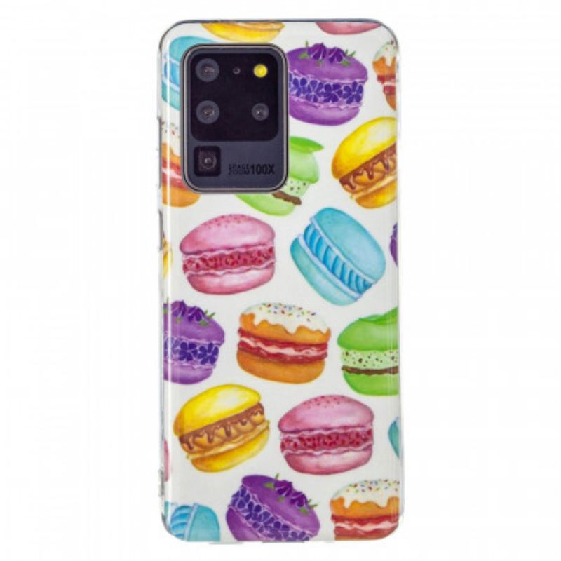 Capa Para Samsung Galaxy S20 Ultra Macaroons Fluorescentes