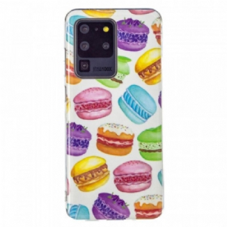 Capa Para Samsung Galaxy S20 Ultra Macaroons Fluorescentes