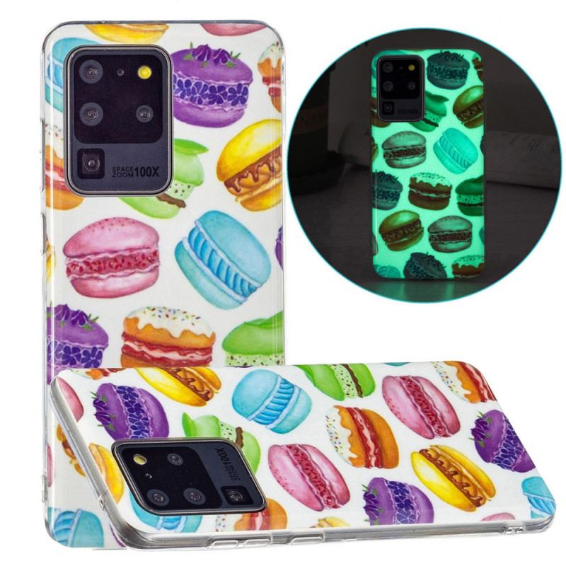 Capa Para Samsung Galaxy S20 Ultra Macaroons Fluorescentes