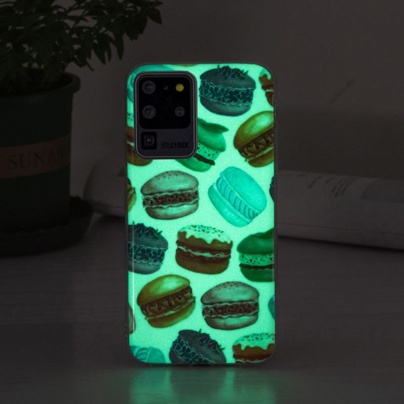 Capa Para Samsung Galaxy S20 Ultra Macaroons Fluorescentes