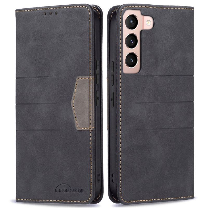 Capa De Celular Para Samsung Galaxy S22 5G Flip Cor Binfen