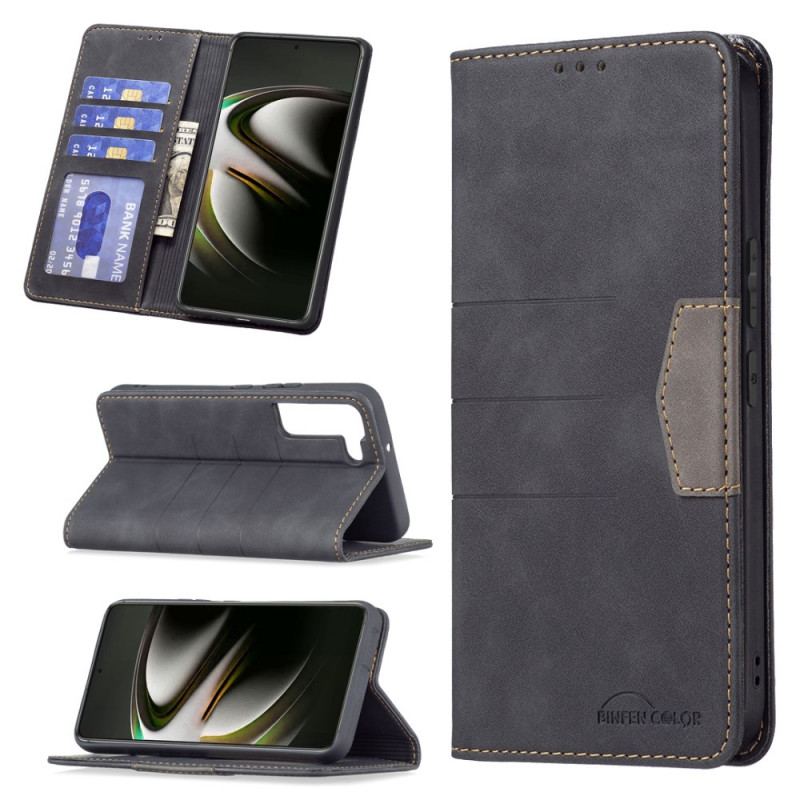 Capa De Celular Para Samsung Galaxy S22 5G Flip Cor Binfen