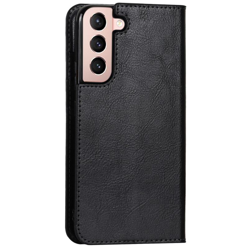 Capa De Celular Para Samsung Galaxy S22 5G Flip Couro Legitimo