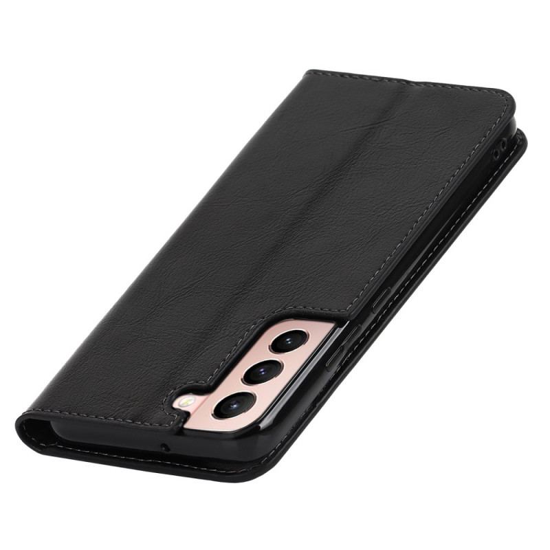 Capa De Celular Para Samsung Galaxy S22 5G Flip Couro Legitimo